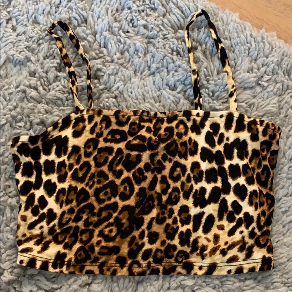 Cheetah crop top